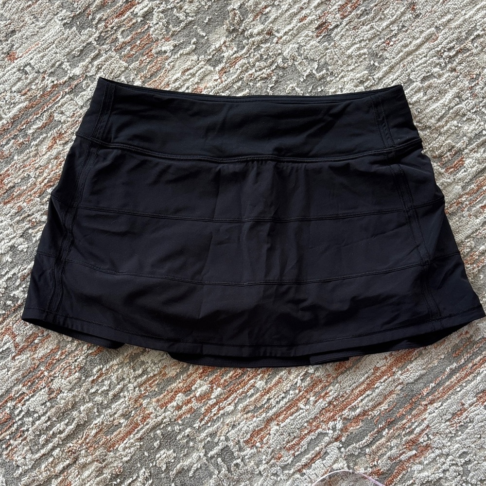 Lululemon Athletica Pace Rival mini Skirt Black size 6